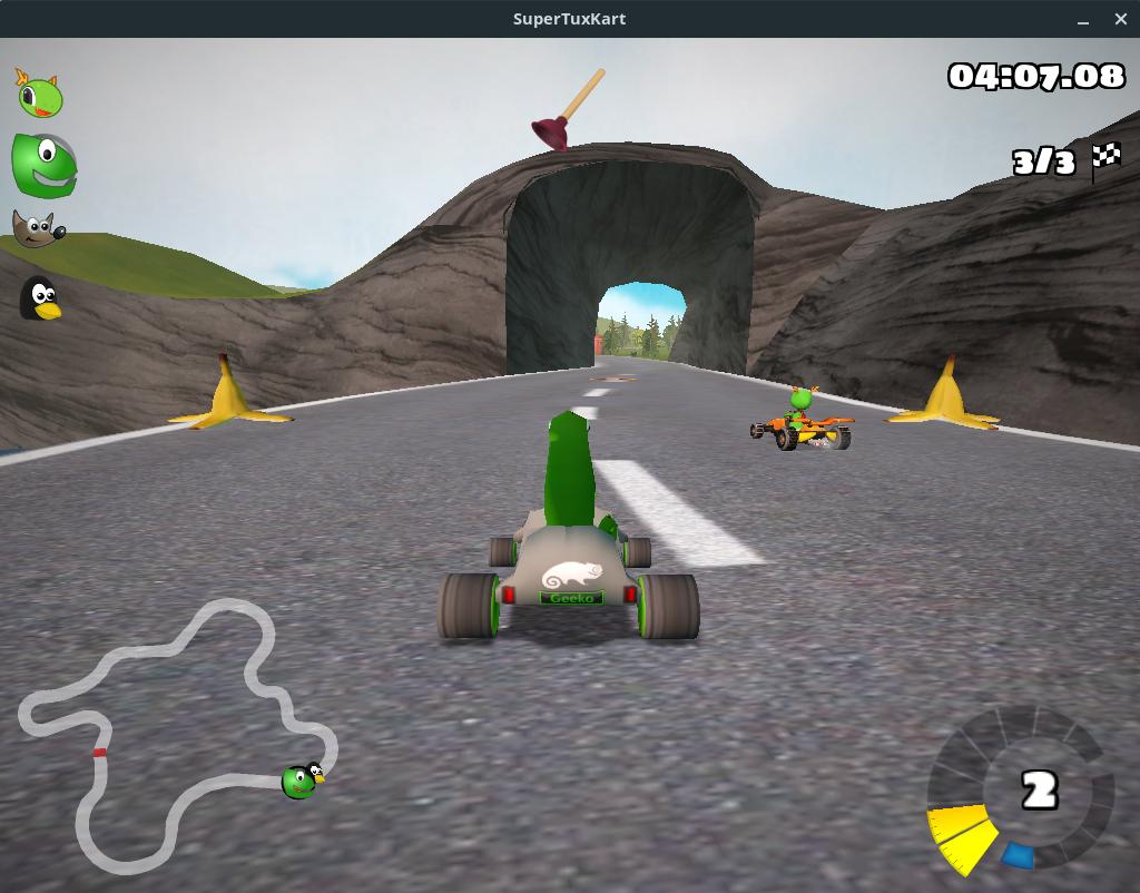 Jogo de corrida SuperTuxKart no Linux via Snap - veja como instalar