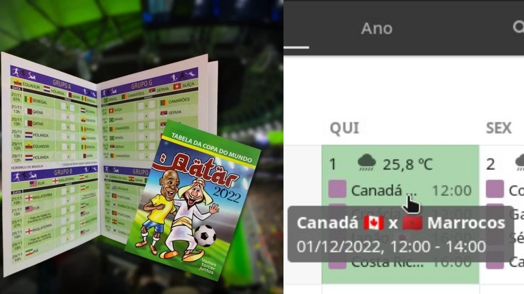 Como adicionar os jogos da Copa do Mundo 2022 ao Google Agenda